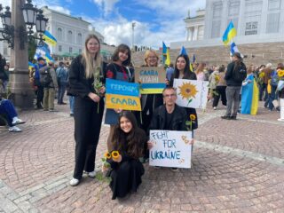 EKOteam at the Ukrainian independence day demonstration