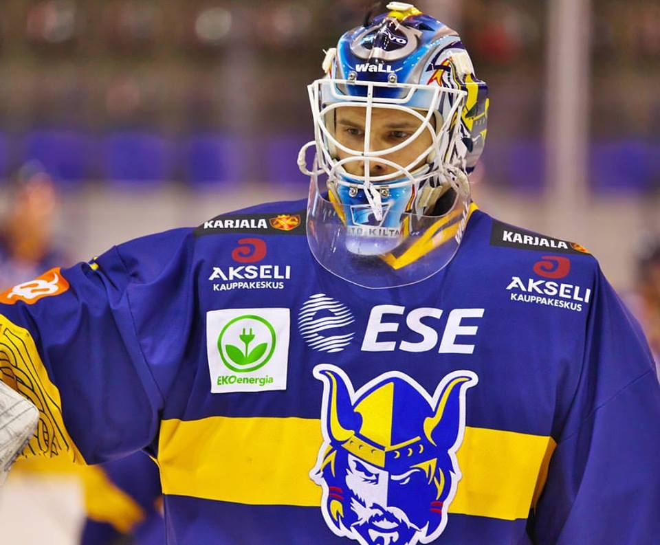 Mikkelin Jukurit ice hockey team uses EKOenergy-labelled electricity and uses the logo on their team jerseys