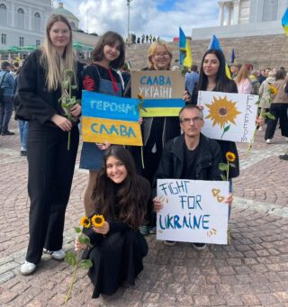 EKOteam at the Ukrainian independence day demonstration