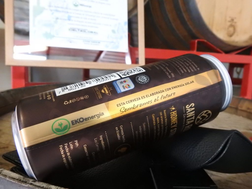 Santa Rosa, Ecuadorian beer made with EKOenergy-labelled solar power